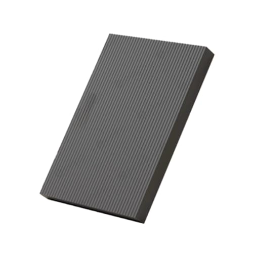 harayaa Non Slip Knee Pad Training Balance Mat TPE Construction Gentle on Skin Waterproof Easy to Clean Suitable for Balance Tra, 44cmx30cmx20mm, Black