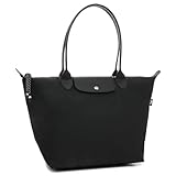 [ロンシャン] トートバッグ ル プリアージュ エナジー Lサイズ ブラック レディース 1899 HSR 001 A4対応 [並行輸入品]