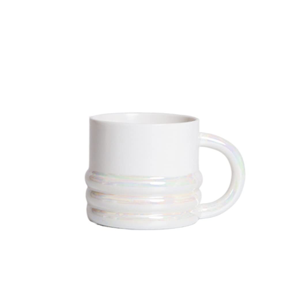 Becher Gradient Keramik Becher für Mädchen Hochwertige Wassertasse Büro Kaffeetasse Home Saft Teetasse Kaffeetasse (Farbe: Gold)