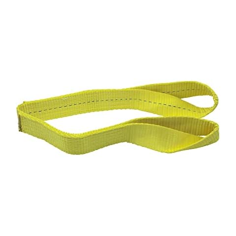 Indusafe 2" x 3’Rigging Moving Straps Lifting Sling Tree Saver Recovery Straps Twisted Eye Web Sling 3100lbs Vertical Capacity Cover