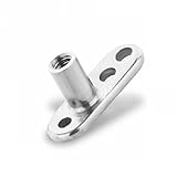  eeddoo Dermal Anchor Basis 3-Loch Silber Titan 2,5 mm