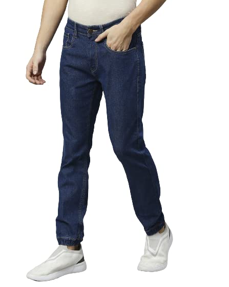Image of High Star Men Blue Jeans Jogger Stretchable Jeans