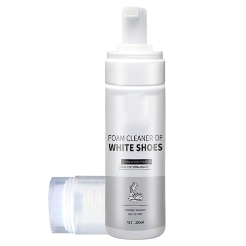 Limpiador de zapatos | 200 ml limpiador de zapatos con cepillo | Eliminador de suciedad para zapatillas hombres mujeres deportistas hogar viajes