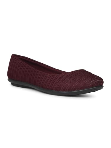 Image of Bata Sandra Women's Red Ballerina - 5 UK (5515941)