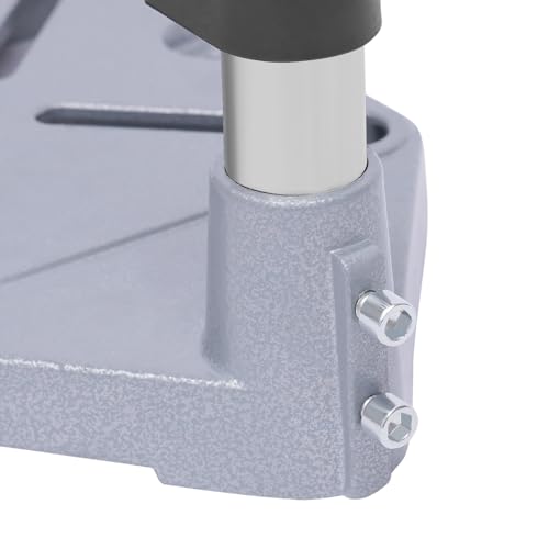 Floor Drill Press Stand Table for Drill Workbench Repair Tool Clamp for Drilling Collet,Mini Portable Drill Press-Aluminium Alloy,2.3 Inch Depth Drill Press Adapter for Hand Drill(Black, Grey, Silver) - Thumbnail 7