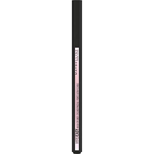 Maybelline New-York - Eyeliner Pinceau - Pointe Ultra-Flexible - Hyper Easy - Teinte : Noir Mat (801) (Lot de 2)