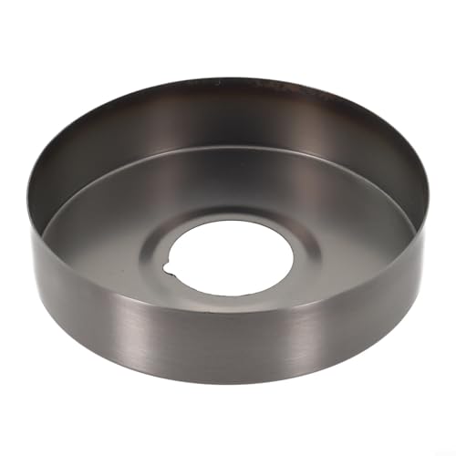 Stainless Steel Decorative Pipe Cover for Wall-Mounted Water, Gas, Heating & Drain Pipes – 60mm Diameter, Grey Finish, for Easy Install（80mm）