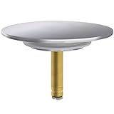 No hay óxido, no hay fugas foto-kontor Tapón de bañera 72mm con Doble Sellado para Todos los desagües de bañera estándar
