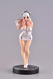 Wgjbmg Super Sonico (Nun Version) Action PVC Figure, Anime Pretty Girl Handmade Model/Character Scul