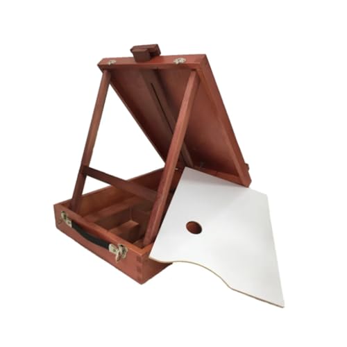 Kit Completo Pintura Cavalete + Tinta Acrilica + Acessórios