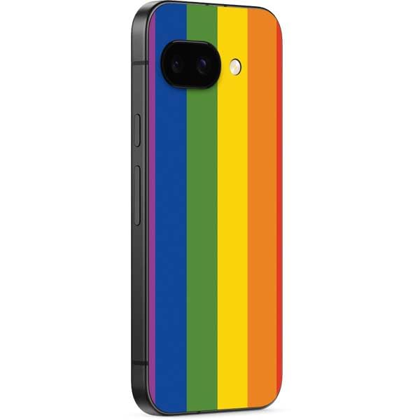 Skinit Decal Phone Skin Compatible with Google Pixel 9a - Vertical Rainbow Flag Design