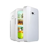Mini Fridge 8L Beauty Fridge, Compact & Portable, for Skincare & Cosmetics, Dual Power 12V Car & 220V Home Use, Quiet & Fast Cooling
