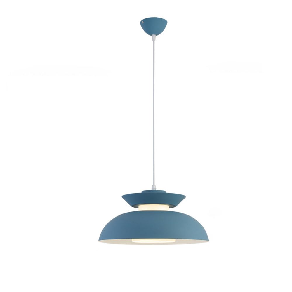 KBUUKYYXouy Nordic Simple Creative Macaron Flying Saucer Chandelier, Personality Metal Hanging Lamp,E26 Restaurant Ceiling Lighting, Living Room Dining Corridor Decoration Pendant Light(Gray)