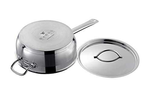 11 Inch Saucepan With Lid, 6.5Qt Saute Pans Skillet With Heat-Resisted Handle, Professional Home Chef Grade Clad Cooking Pot For Gas, Induction Cooktops #TOP3