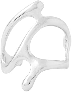 Yellow Chimes Men's Silver Adjustable Ring | Fashion Punk Hip Hop Style Statement Finger Ring | Stylish Party & Casual Wea... Price In India