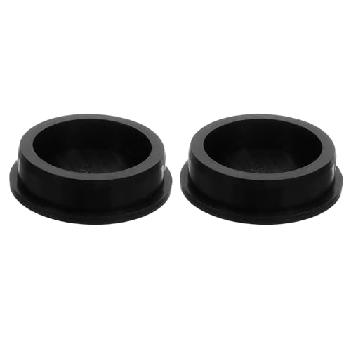 Image of uxcell 2 Pcs Black Plug Holes, Waterproof Rubber Button Plug for 58.5mm / 2.3 inch Hole