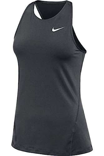 Nike Womens Pro Allover Mesh Tank Top (as1, Alpha, s, Regular, Regular, Anthracite)