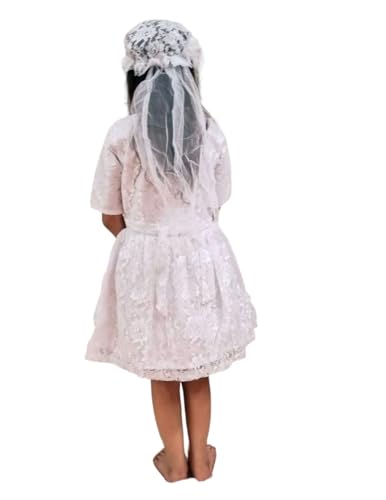 Image of BookMyCostume Christian Bride Girls and Kids Adults Fancy Dress Costume 6-7 years