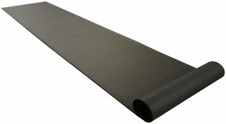 Rubber-Cal Recycled Flooring 3/8 in. x 4 ft. x 3 ft. - Black Rubber Mats - 1