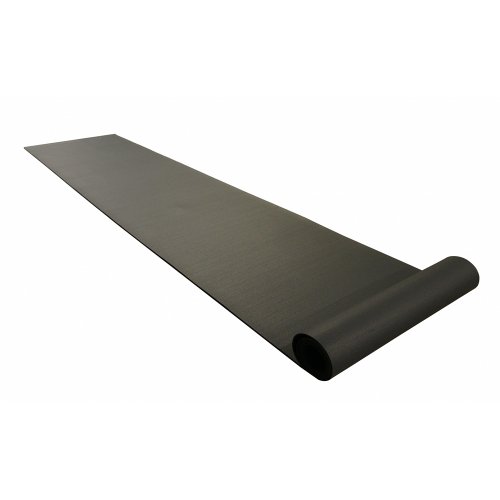 Rubber-Cal Recycled Flooring 3/8 in. x 4 ft. x 3 ft. - Black Rubber Mats