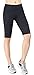 Zinmore Women's Running Cycling Shorts Exercise Workout Yoga Shorts Half Pants with Pockets Black XL