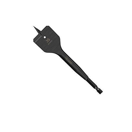 1 x SabreCut SCRIW35_1 35mm x 152mm Impact Rated Flat Wood Spade Bit for Softwood Hardwood Chipboard