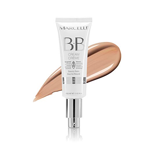 Marcelle BB Cream Beauty Balm, Medium, Hypoallergenic and Fragrance-Free, 45 mL