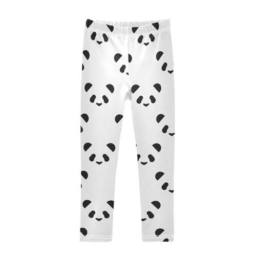 Girls' Leggings Panda Black and White Kids Yoga Tights Pants 1 Pack 2301743