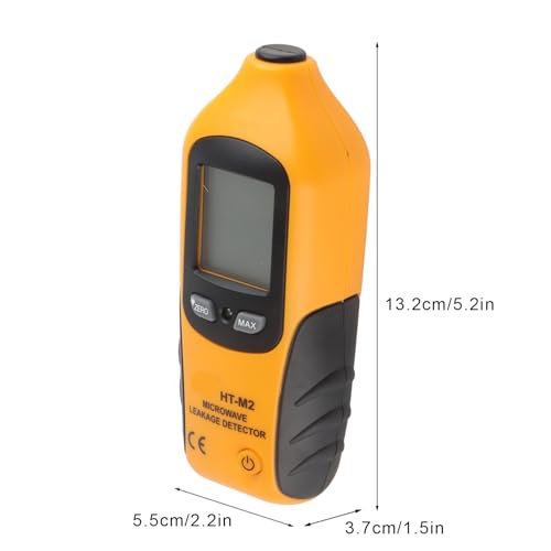 Detector de microondas con pantalla LCD digital miniatura 4