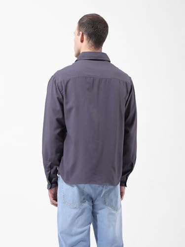 Chemise à manches longues coupe ample décontractée look urbain tendance - 2