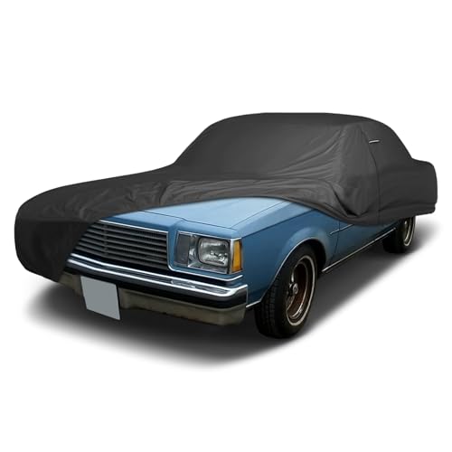 Image of iCarCover Premium Custom Car Cover for 1978-1981 Buick Century Wagon Heavy Duty Waterproof All Weather Rain Snow UV Sun Protector Custom Fit Full Exterior Indoor Outdoor Protection Car Cover (Black)