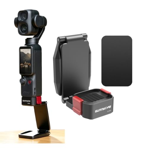 YUULNMOP ���C�}�E���g�X�^���h DJI Osmo Pocket 4P/4/3�Ή� �u���b�N | �N�C�b�N�����[�X�A���~�����}�O�l�b�g�J�����g���A�_�v�^�[�A�N�Z�T���[�A1/4�C���`�̃l�W���A180°���߉\�ȃu���P�b�g�t���B