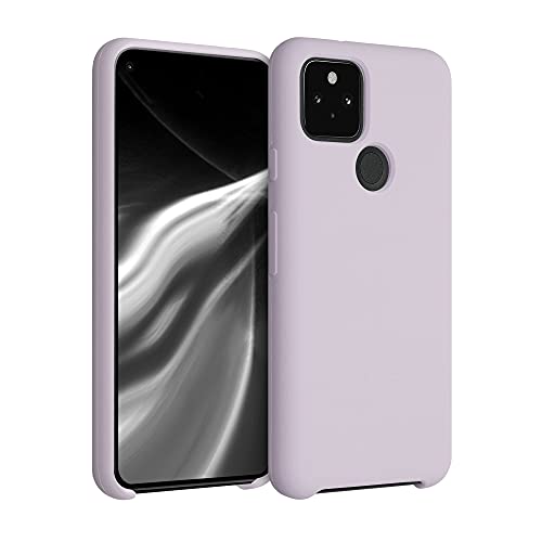 kwmobile Case Compatible with Google Pixel 5 Case - TPU Silicone Phone Cover with Soft Finish - Black