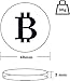 10 Pcs Bitcoin Coin Souvenir with Coin Case, Physical Bitcoin Collection, Gold Plated Bitcoin for Commemoration, Crypto Currency Coin BTC for Gift, Gold Bitcoin Tokens
