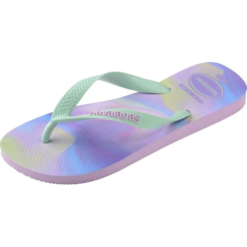 Havaianas Women's Top Fashion Flip Flops Sandals, Purple Fantasy, 7/8