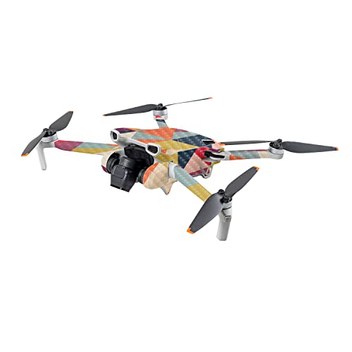 Image of MightySkins Carbon Fiber Skin Compatible with DJI Mini 3 - Bright and Happy | Protective, Durable Textured Carbon Fiber Finish | Easy to Apply