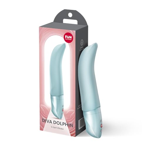 Fun Factory Diva Dolphin | G-Punkt-Vibrator mit gebogener Spitze | 10 Vibrationsprogramme | wasserdicht (IPX7) | Sexspielzeug für Frauen