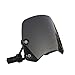 Dart Piranha Flyscreen (Black) Motorcycle Windshield Compatible with Indian Scout