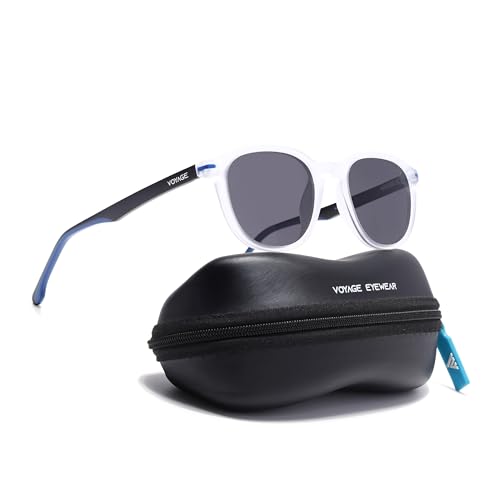 Image of Voyage Square UV Protected & Polarized Sunglasses for Men & Women