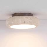 Facile da Installare La plafoniera moderna soffitto include tutto l’hardware per un montaggio rapido. Non richiede molto tempo ed è ideale come plafoniera bagno, plafoniera salotto o plafoniera cucina.