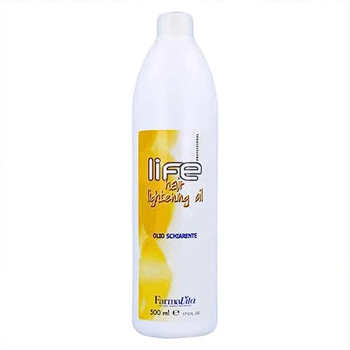 Huile décolorante Life Farmavita 500ML contre les cheveux secs après décoloration