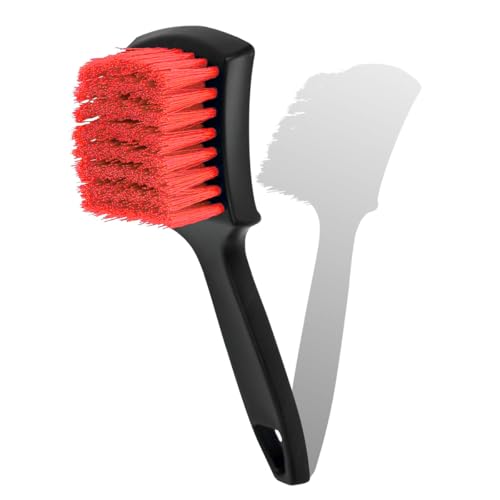 ZIMISI 8.3×2.5 Inch Car Wash Brush, Soft Bristle Short Handle