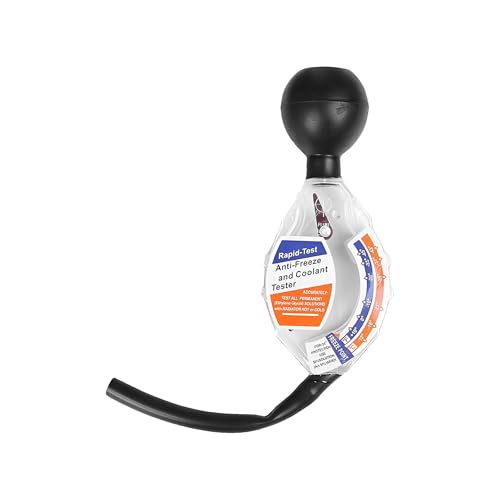 FALVFUN Car Antifreeze Coolant Tester, High Accuracy Dial Type Vehicle Coolant Tester Densitometer, Automotive Battery Liquid Densitometer, Universal for SUV Automobile Truck