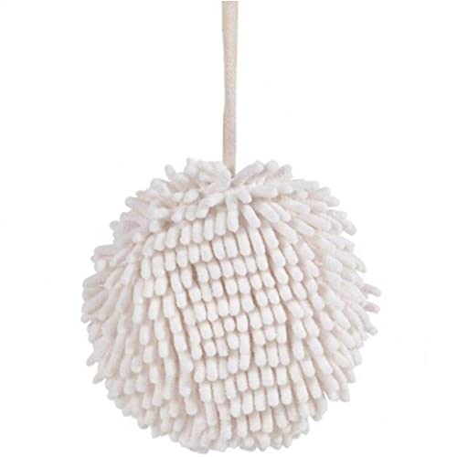 ハンドタオル ボール型 お手拭きボール ソフト 柔らかい ふわふわ 装飾 タオル 速乾性 マイクロファイバー 吸収性 タオル ストラップ付き