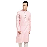 SOJANYA (Since 1958, Men’s Cotton Linen Checked ONLY Long Kurta
