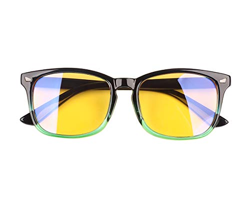 Beison Computer Glasses Anti Blue Light Anti-glare Anti-fatigue Computer/TV Electromagnetic Radiation Protection