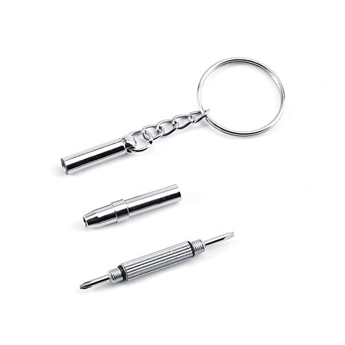 Kit de reparo de óculos de relógio profissional com parafusos de aço inoxidável variedade de nozes +