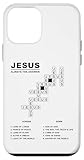 Jesus, Always The Answer – Christian Faith Crossword Puzzle Case for iPhone 12 mini