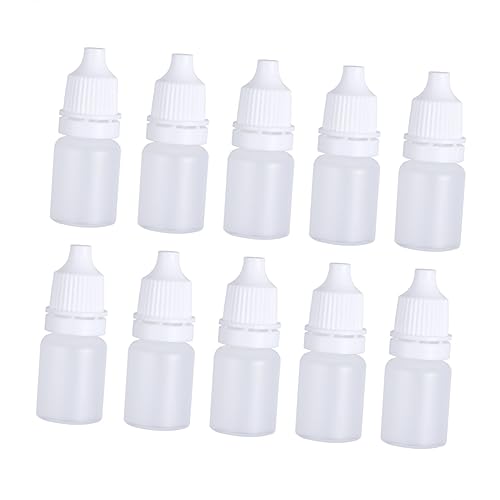 CIYODO Empty Plastic Eye Liquid Bottles 5ml Squeezable Dispensing Bottles Safe for Boys and Girls Multi-purpose
