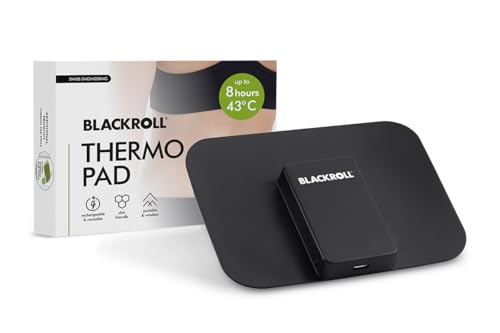 BLACKROLL THERMO PAD Elektrisches Wärmepflaster wiederverwendbar konstante Wärme für Regeneration Menstruation & Muskelentspannung bis zu 8h Laufzeit USB-C